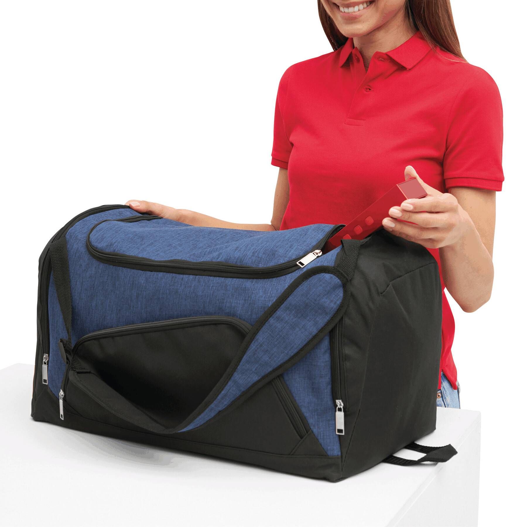 Sporttasche 2 IN 1 - blau - schwarz-721