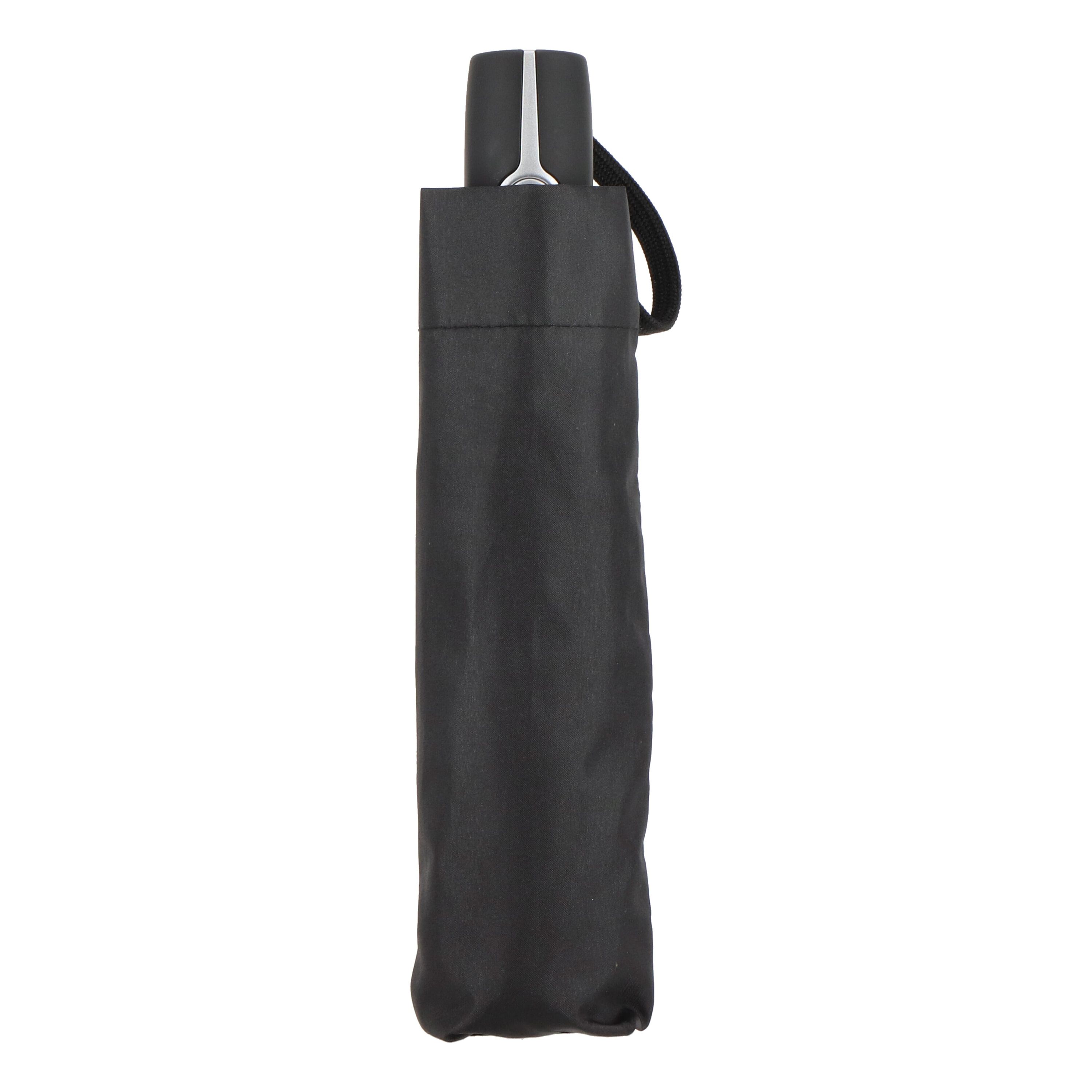 Taman Pongee 21 Faltbarer windproof Regenschirm Auto open & close - schwarz-883