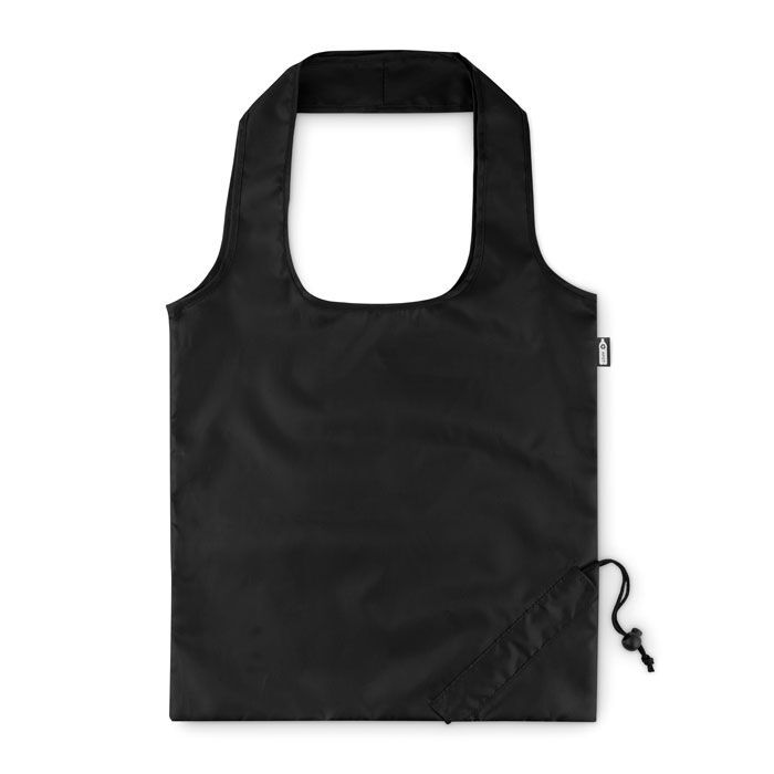 Faltbare Einkaufstasche RPET FOLDPET - schwarz-641