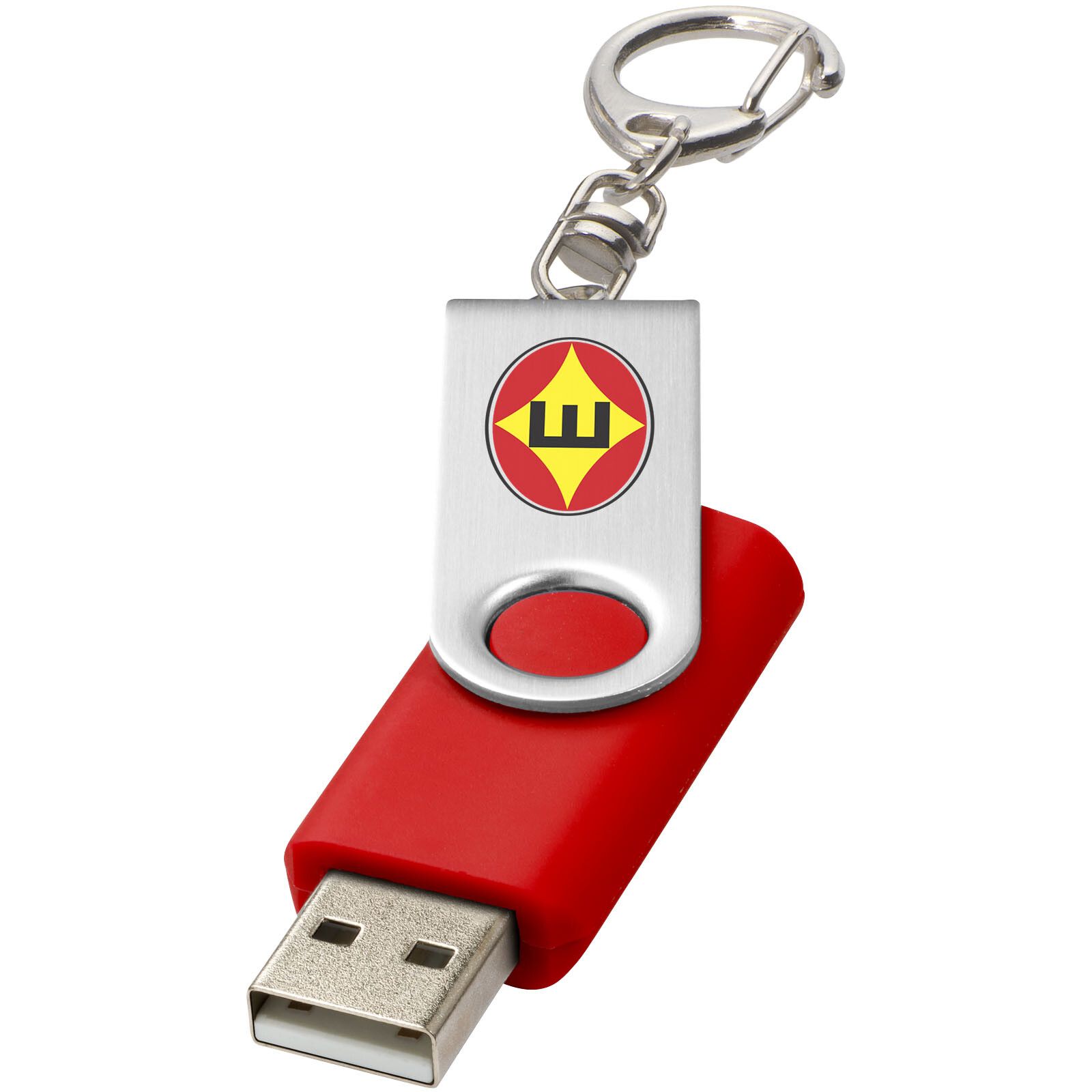 Twister mit Schlüsselanhänger USB-Stick - mittelrot - 4 GB-87