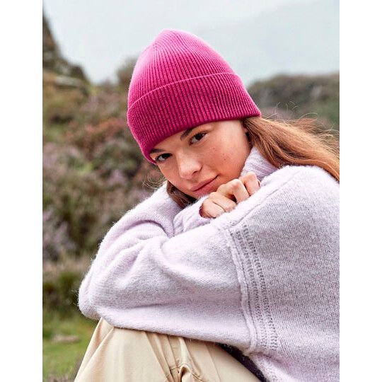 Dip Dye Beanie - natural stone dip dye-458