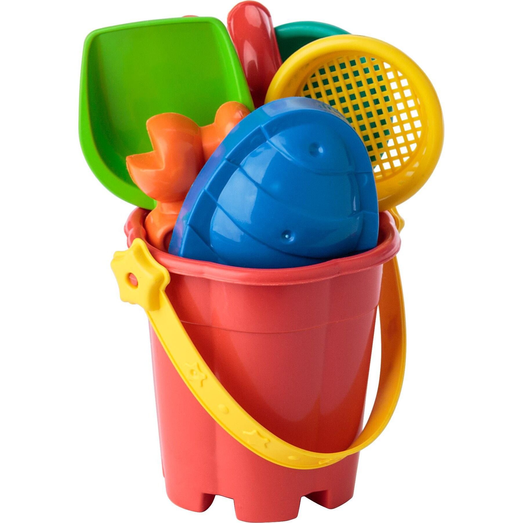 Recycelter PP-Strandeimer Mateo - custom - multicolor-520
