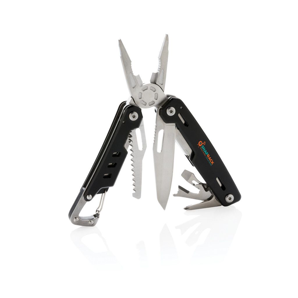 Solid Multitool mit Karabiner - schwarz-941