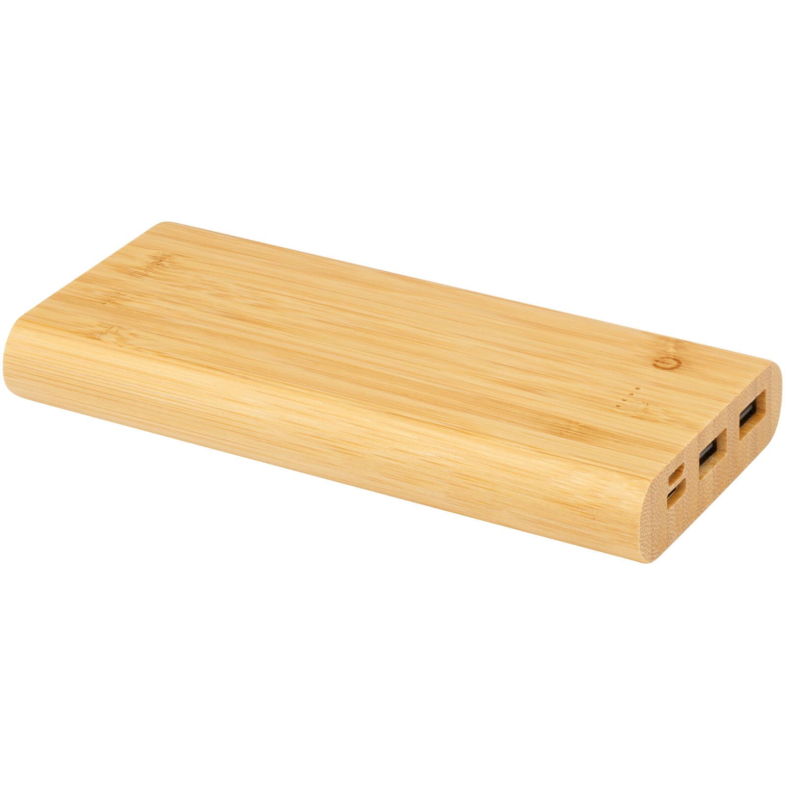 Tulda 10.000 mAh Powerbank aus Bambus - natur-368