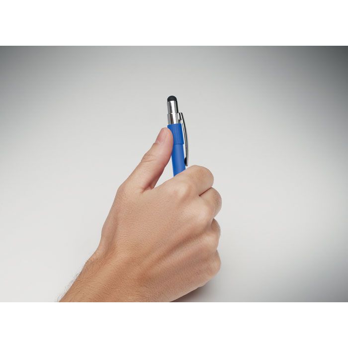 Druckkugelschreiber mit Stylus EDD - königsblau-206
