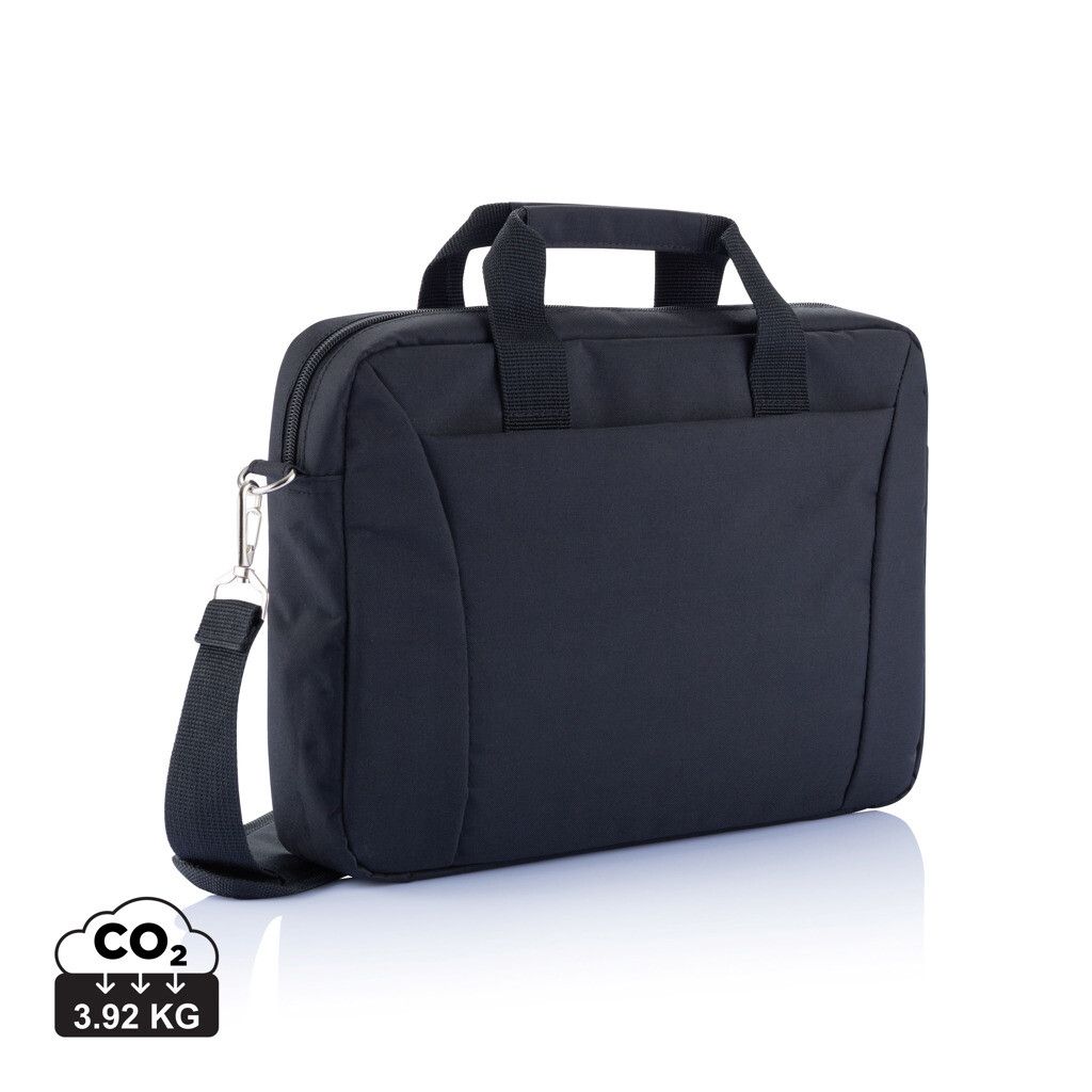 15,4” Messe Laptoptasche, PVC-frei - schwarz-605
