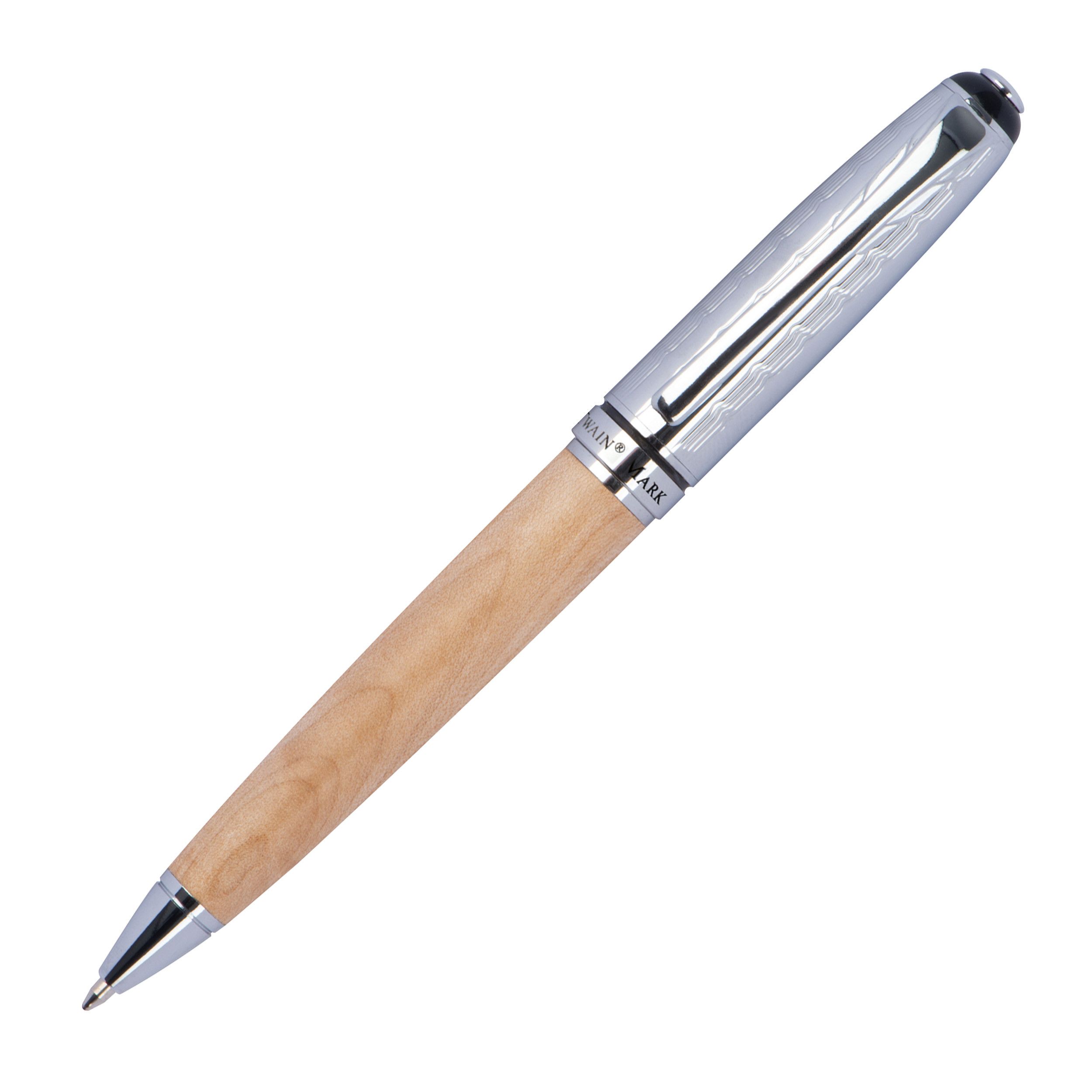 Mark Twain Schreibset aus Holz - beige-779