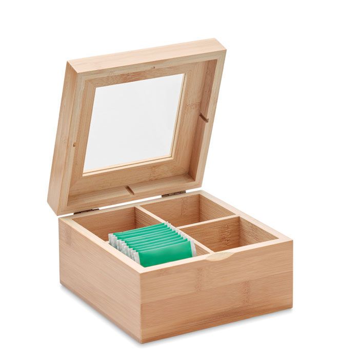 Teebox aus Bambus CAMPO TEA - holz-301