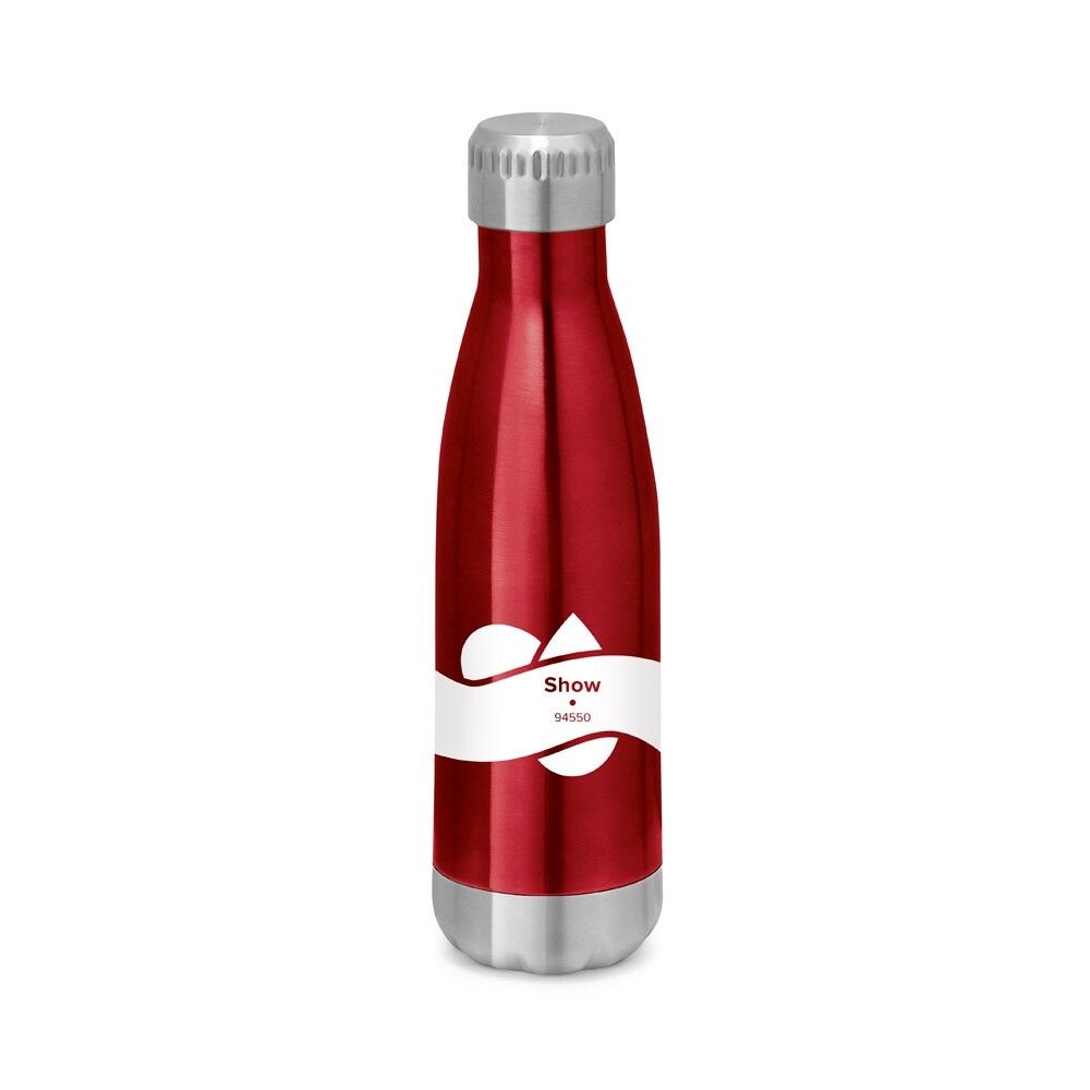 SHOW 510 ml Edelstahl-Flasche - gewehrmetall-989