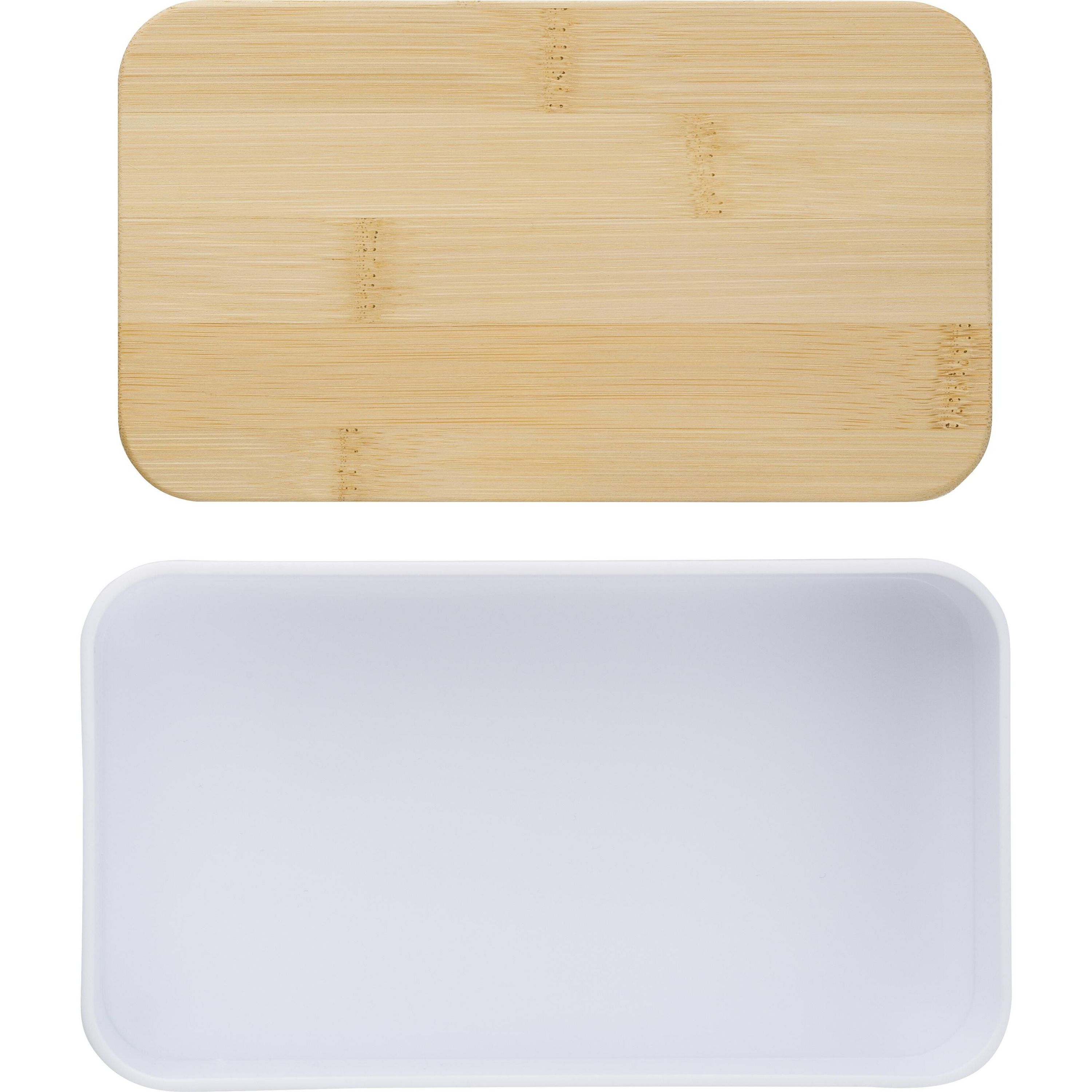 Doppellagige PP-Lunchbox Maxton - weiß-347