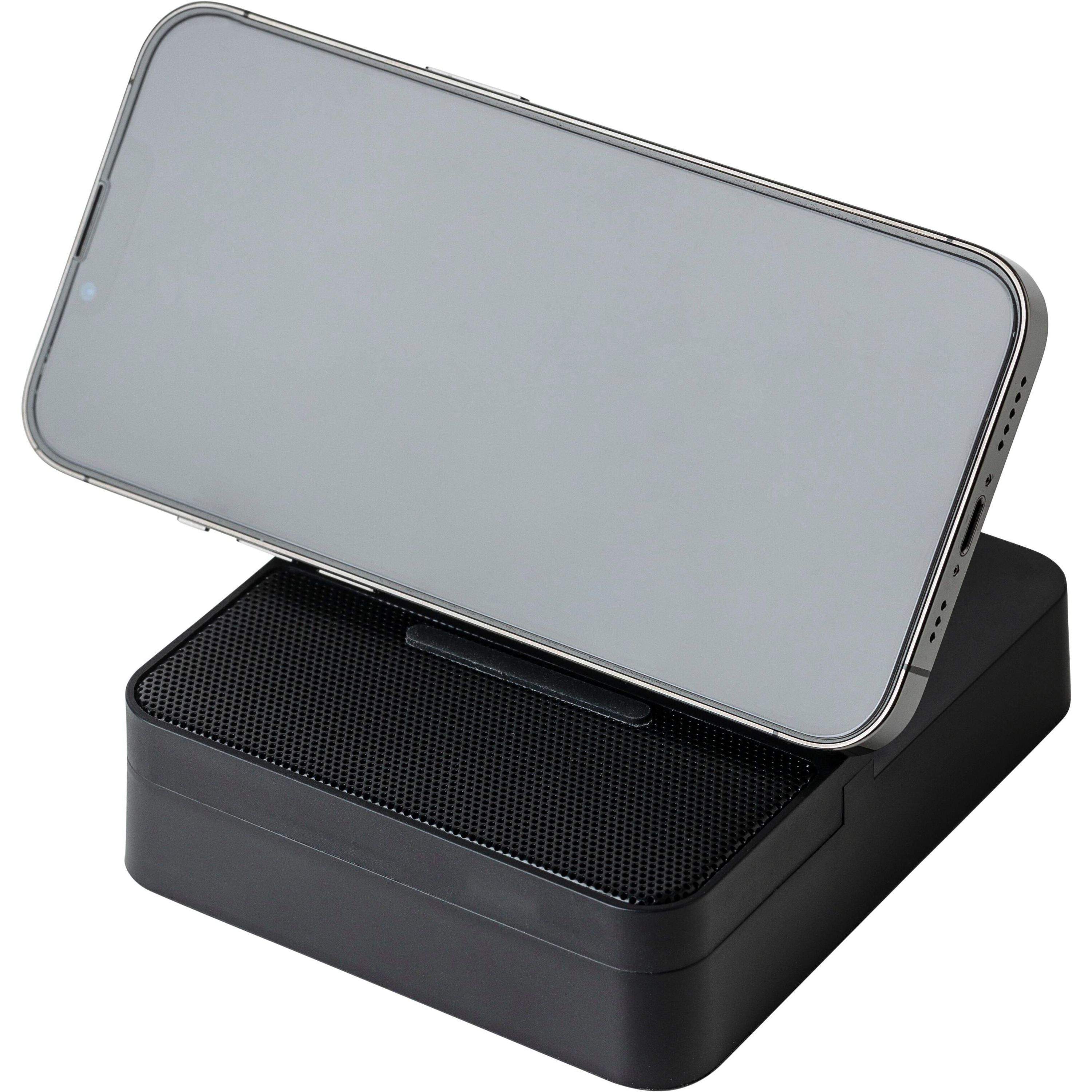 Recyceltes ABS 3-in-1-Wireless-Ladegerät Elias - schwarz-266