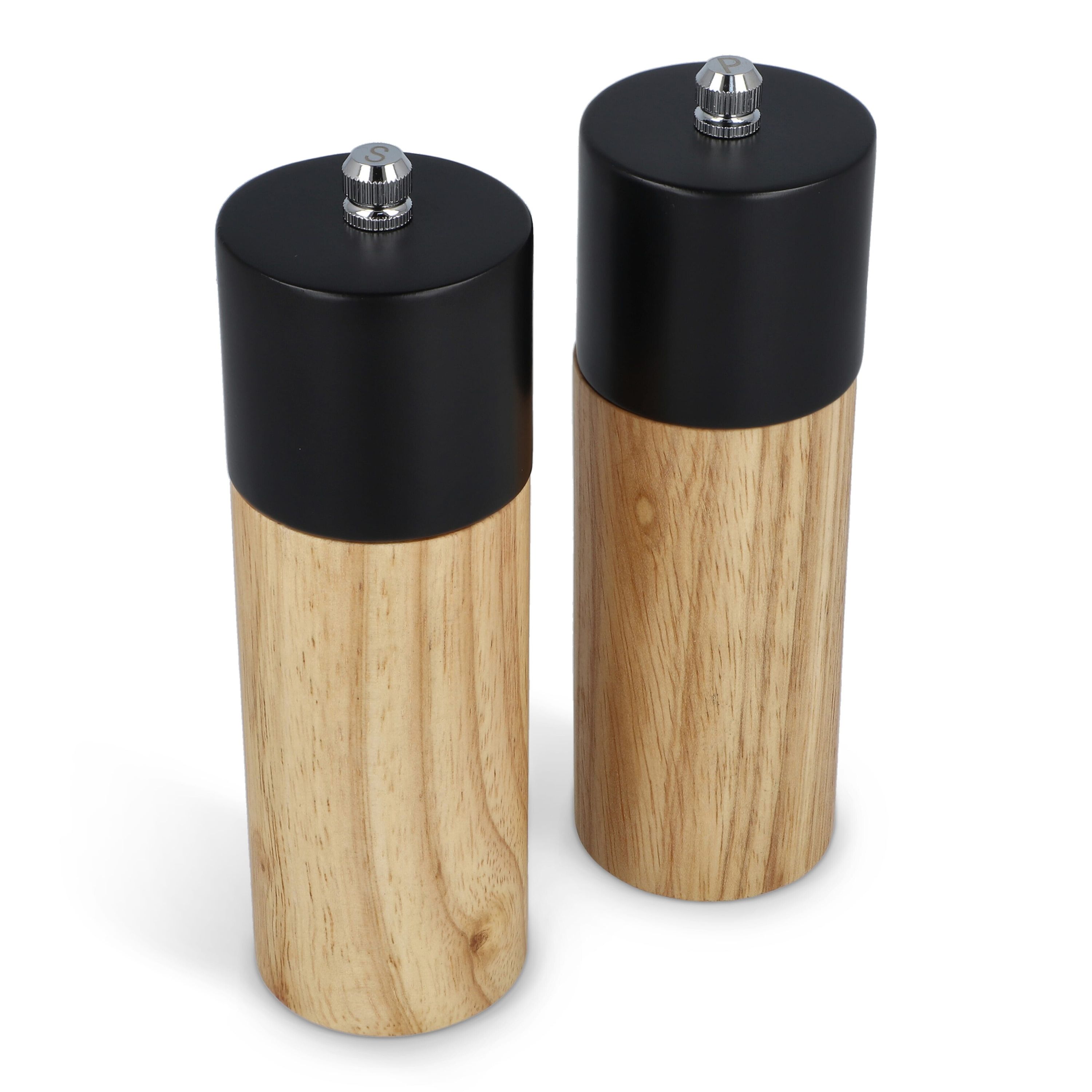 InSideOut Holz-Salz- und Pfeffermühle-Set - schwarz-694
