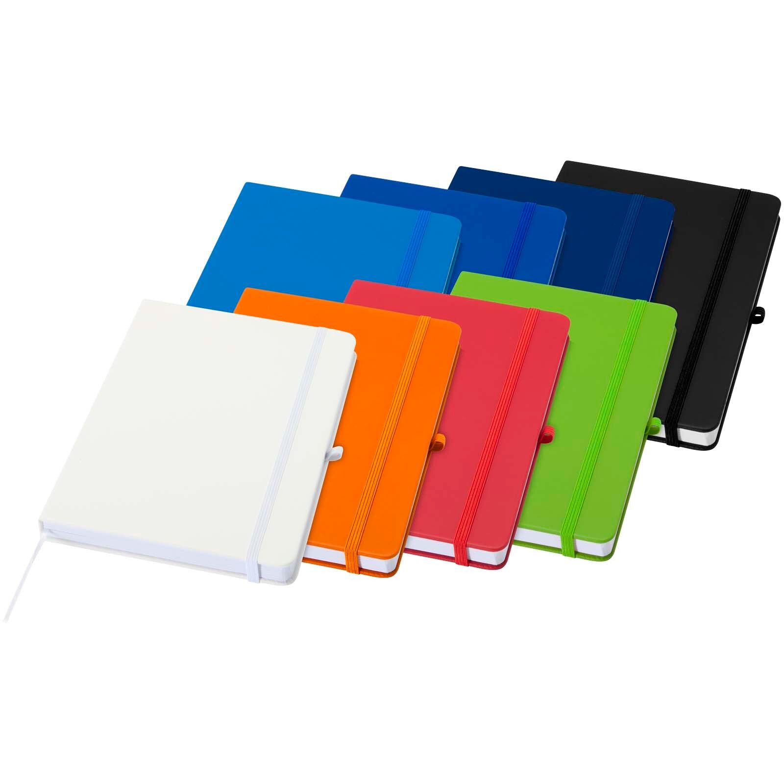 Spectrum A5 Notizbuch mit Hardcover aus recyceltem Material - rot-692