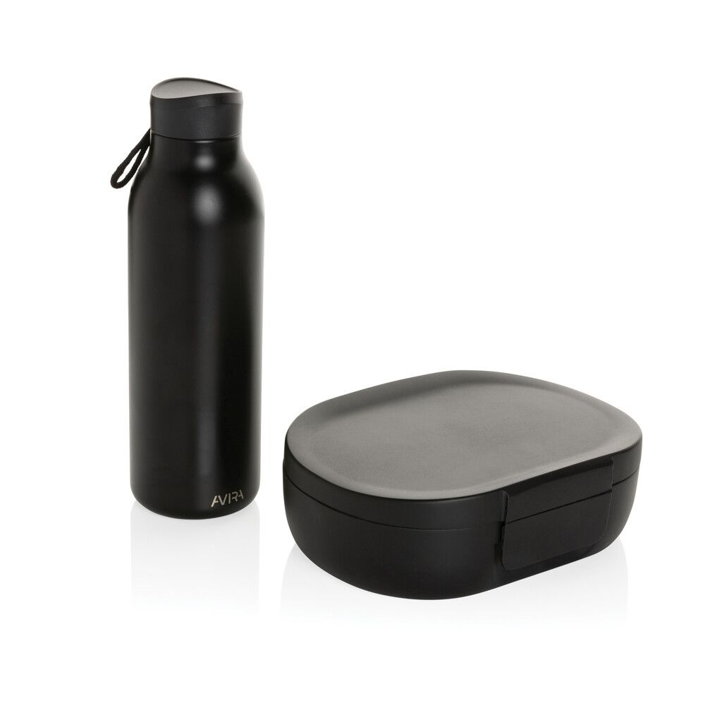 Avira Atlas Lunchbox aus RCS recyceltem PP 700ml - schwarz-707