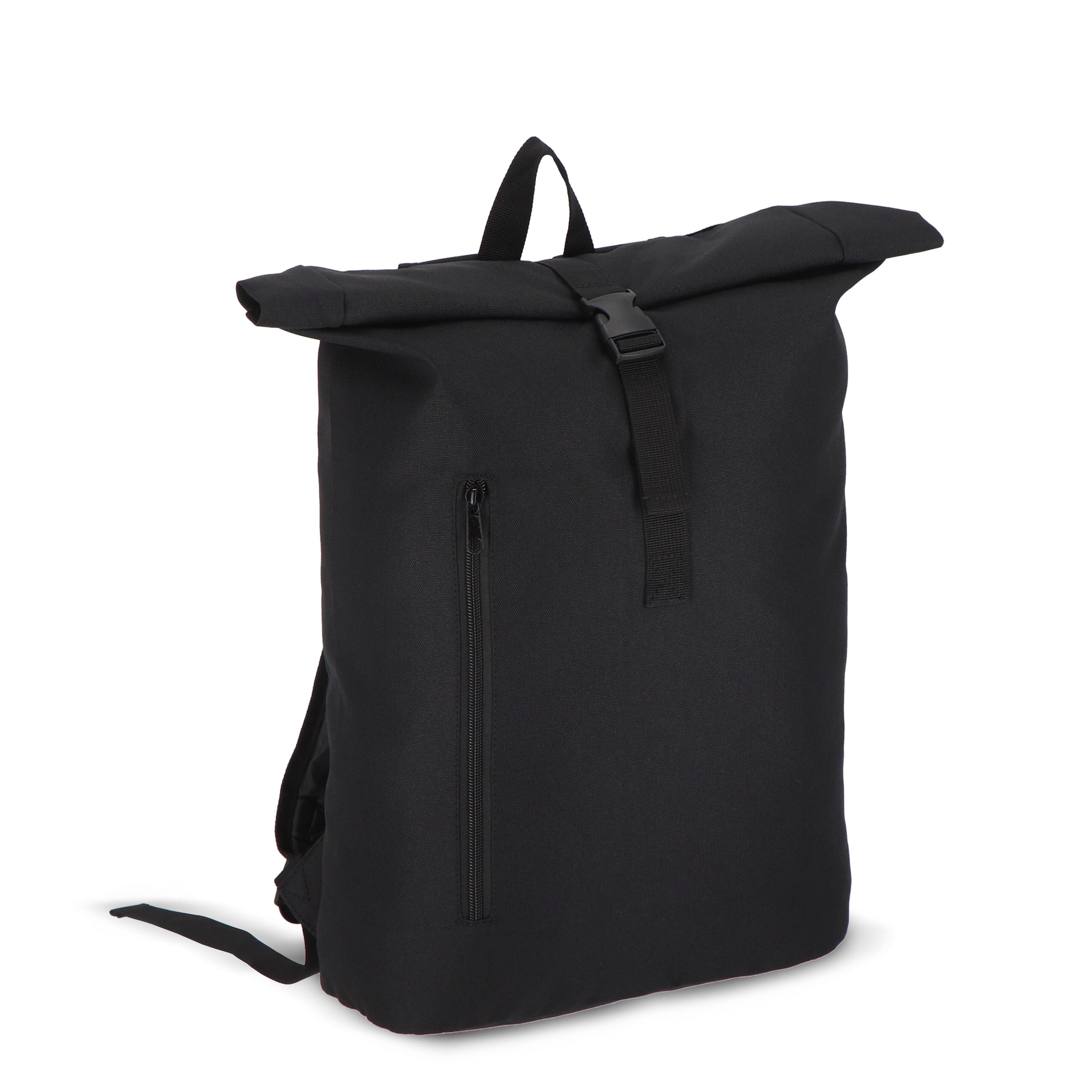 R-PET 600D Rolltop-Rucksack 20L - schwarz-100