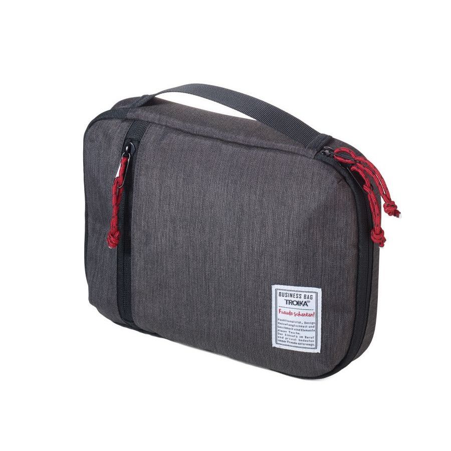 Troika Kabeltasche BUSINESS TECH POUCH - anthrazit - schwarz-439
