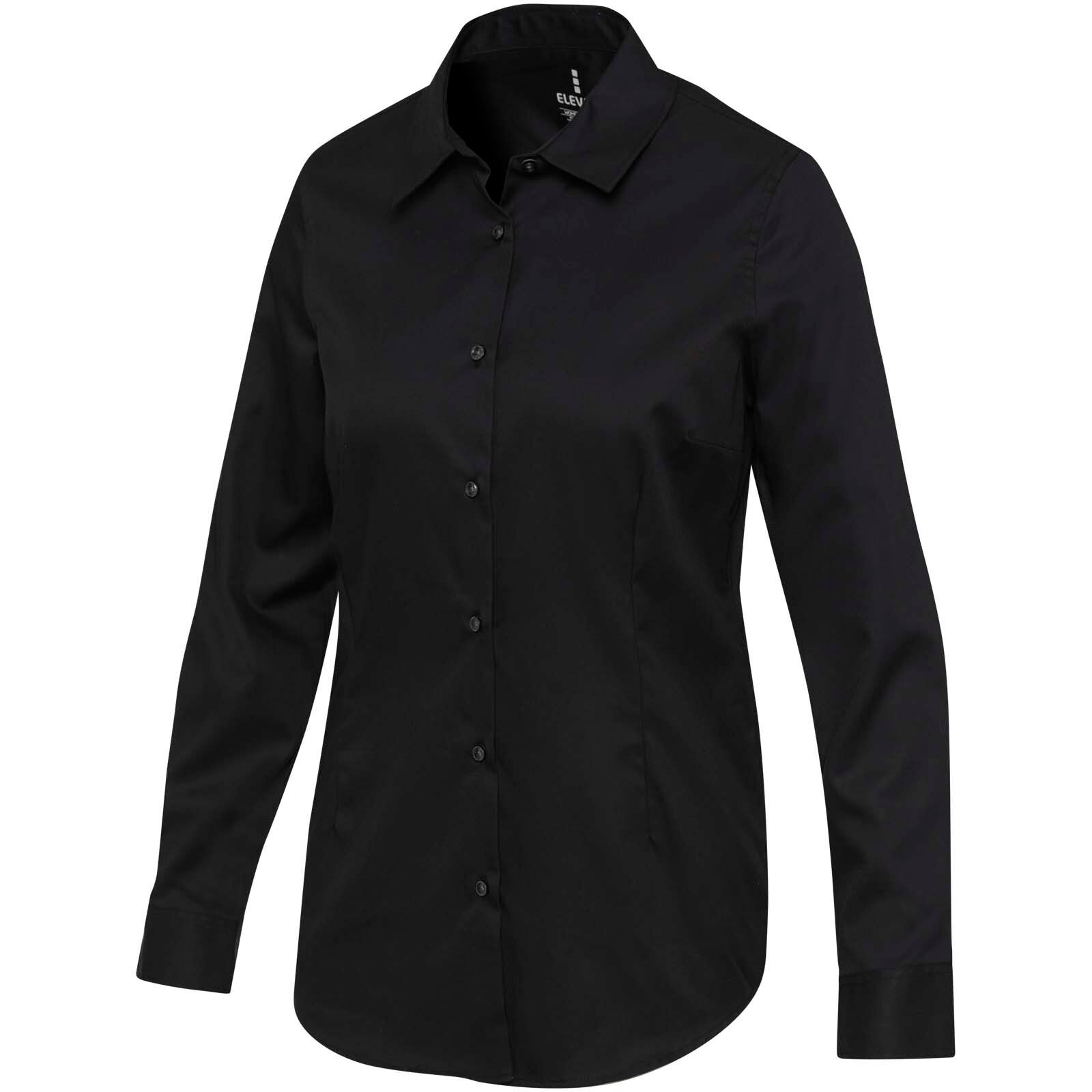 Citrine Twill Bluse - schwarz - S-869