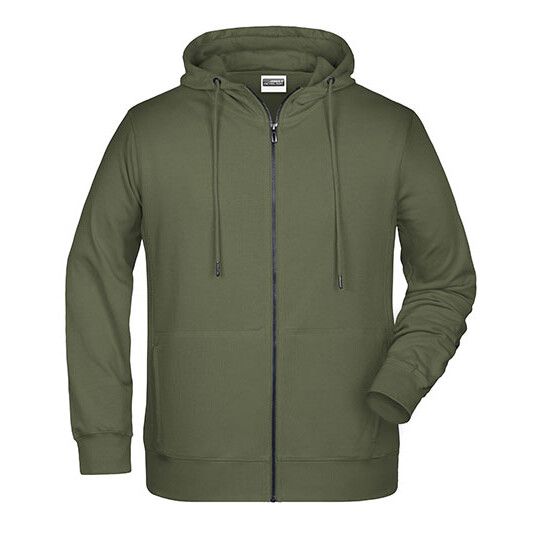 Men´s Zip-Hoody - olive-601