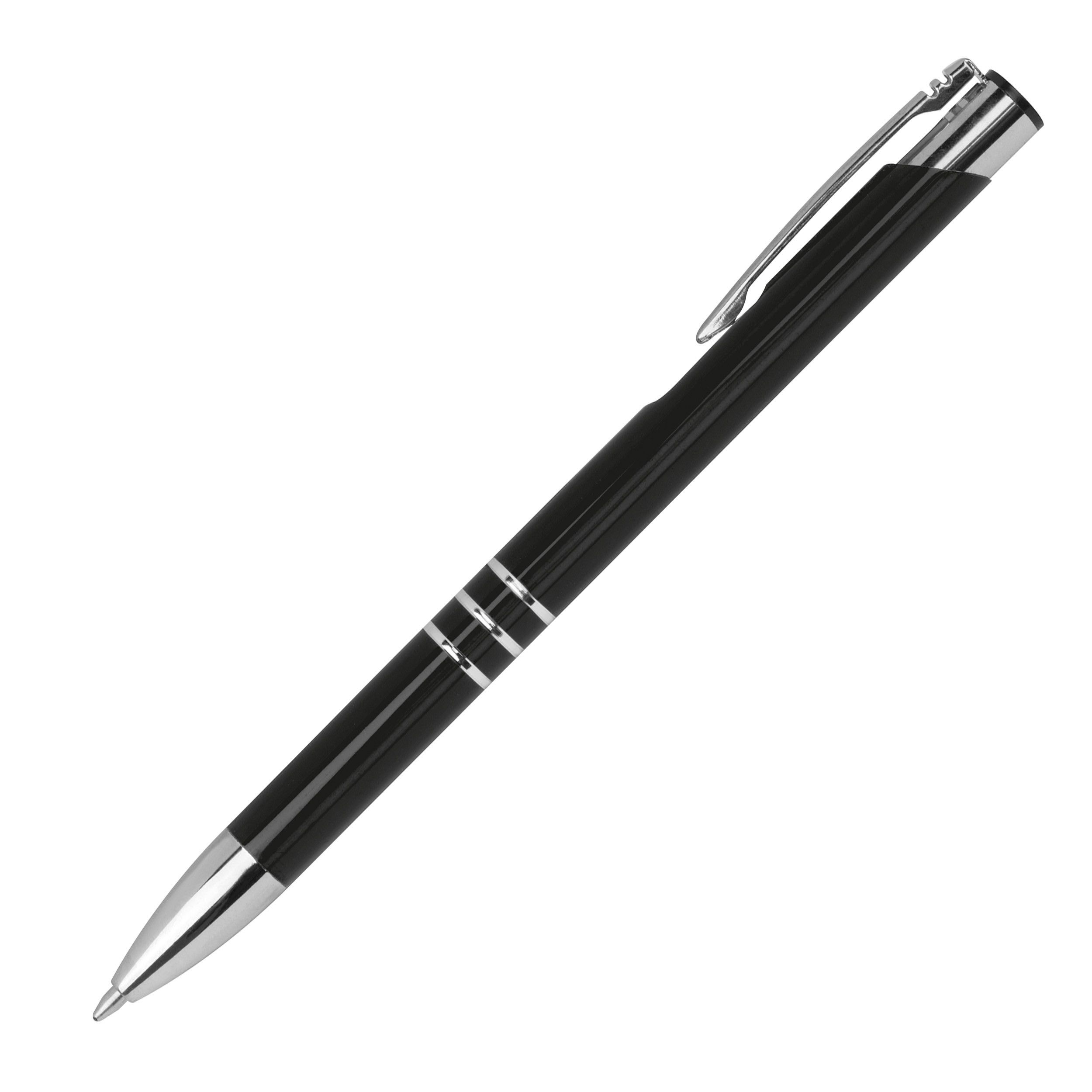 Schreibset bestehend aus einem Kugelschreiber und einem Rollerball - schwarz-884