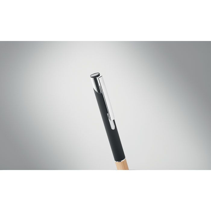 Druckkugelschreiber Aluminium SPARTA - schwarz-712