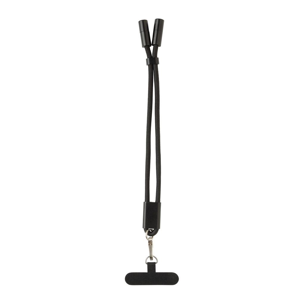 LoopAmp 60W Handgelenksband für Smartphones aus RCS rPET - schwarz-52