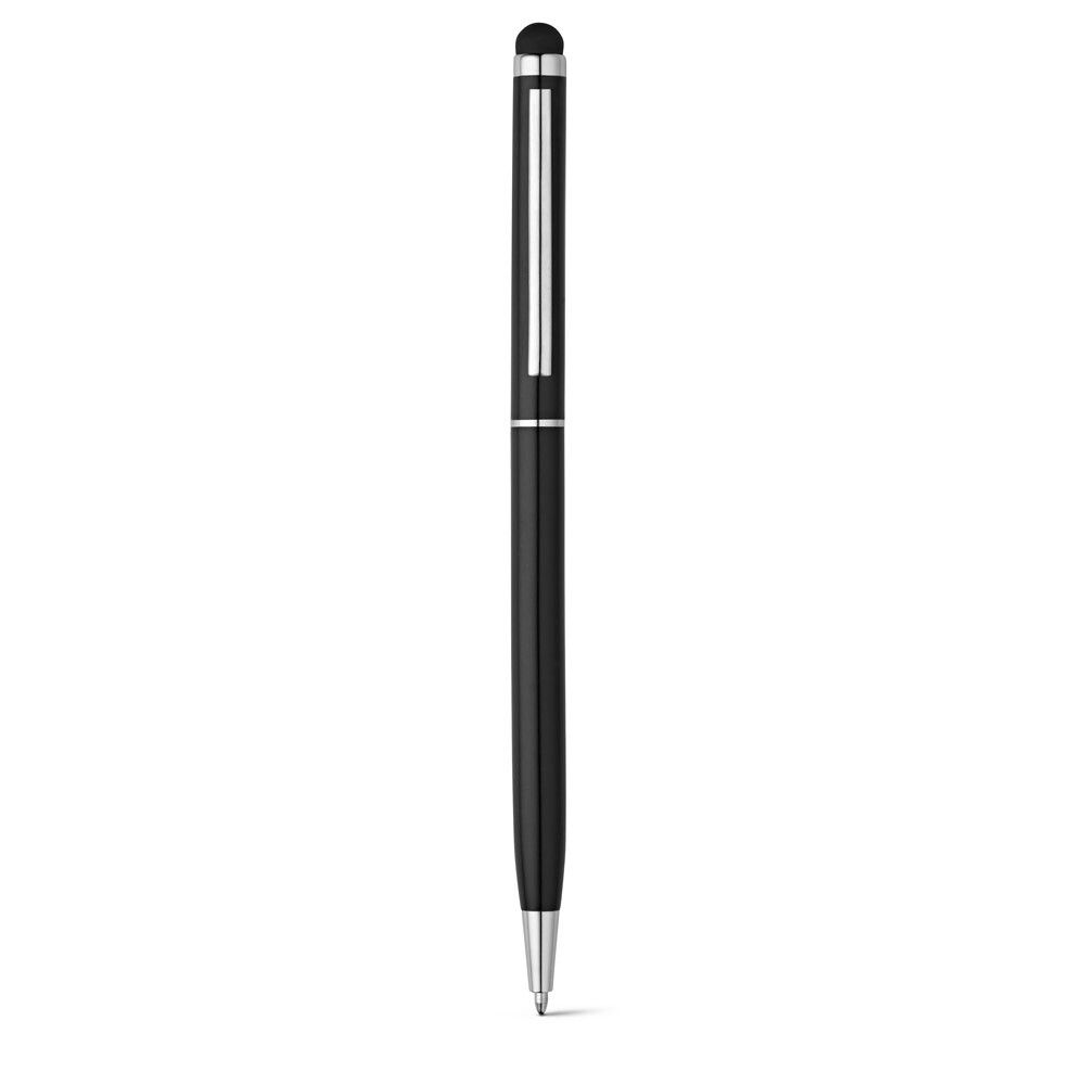 ZOE Aluminium-Kugelschreiber mit Drehmechanik und einer Touch-Spitze - schwarz-511