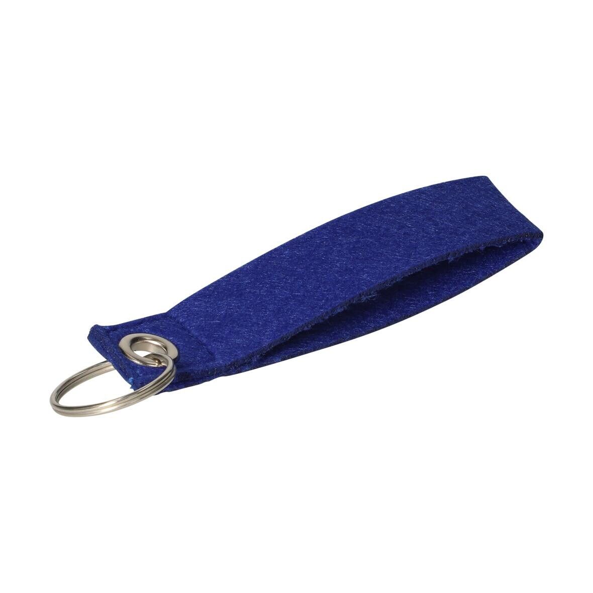 Filz-Schlüsselanhänger Strap - blau-852