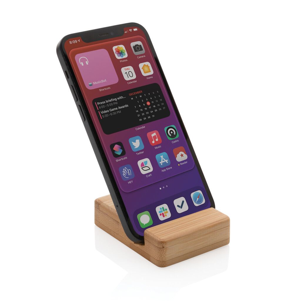 Bambus Smartphone-Halter - braun-180