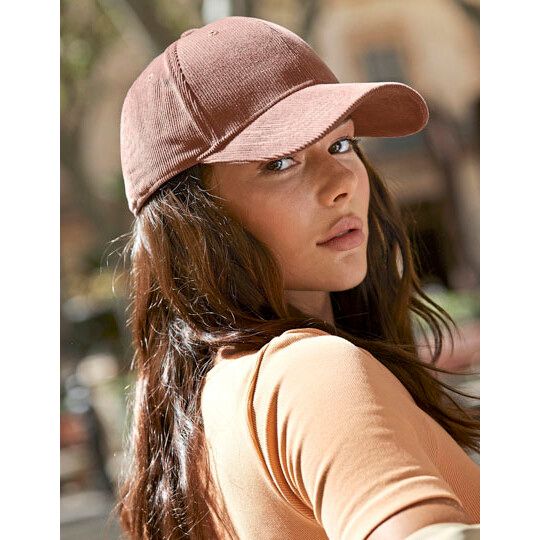 EarthAware® Organic Cord Baseball Cap - stone-315