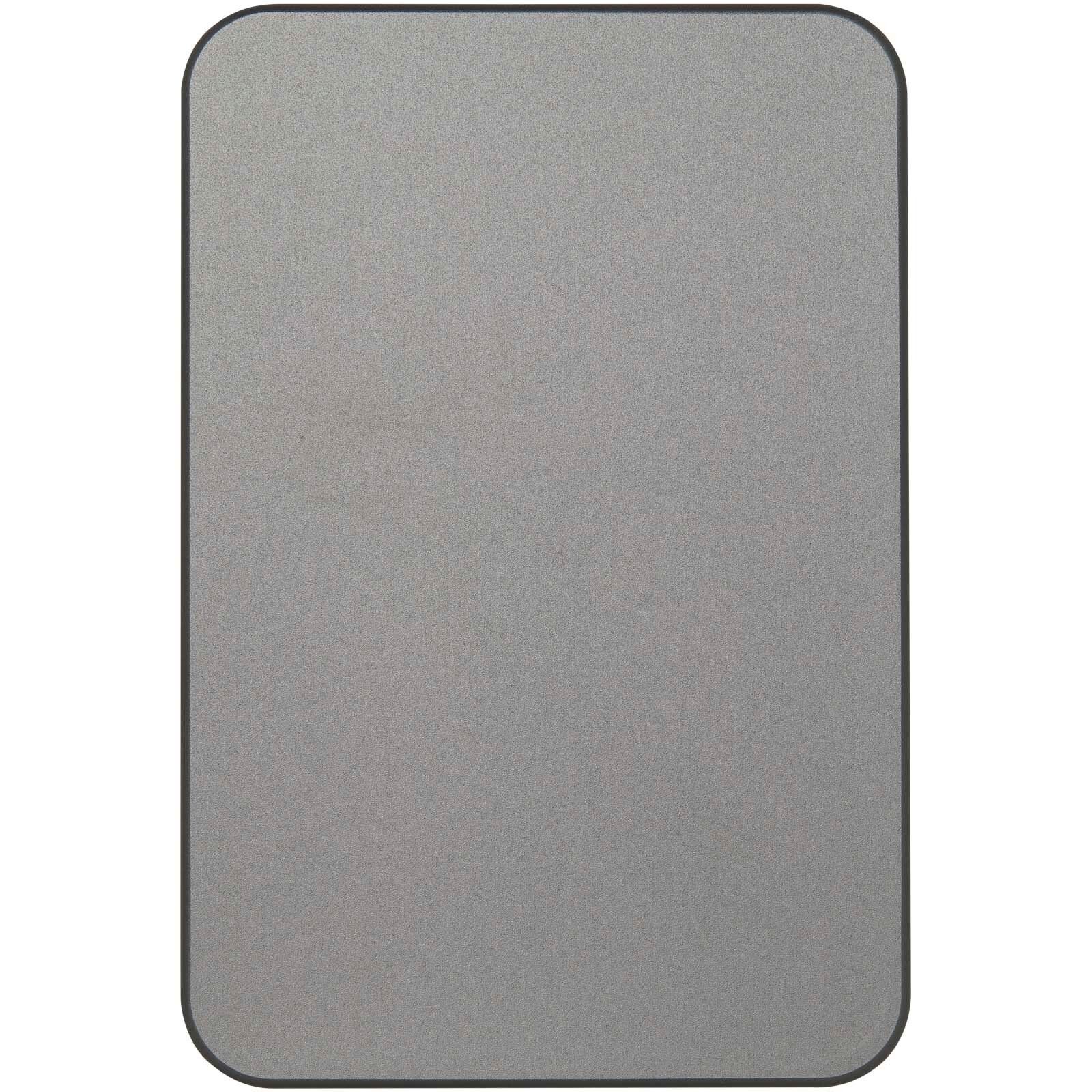 Avis 5000 mAh RCS Powerbank aus recyceltem Aluminium mit Magnetfunktion  - gun metal-505