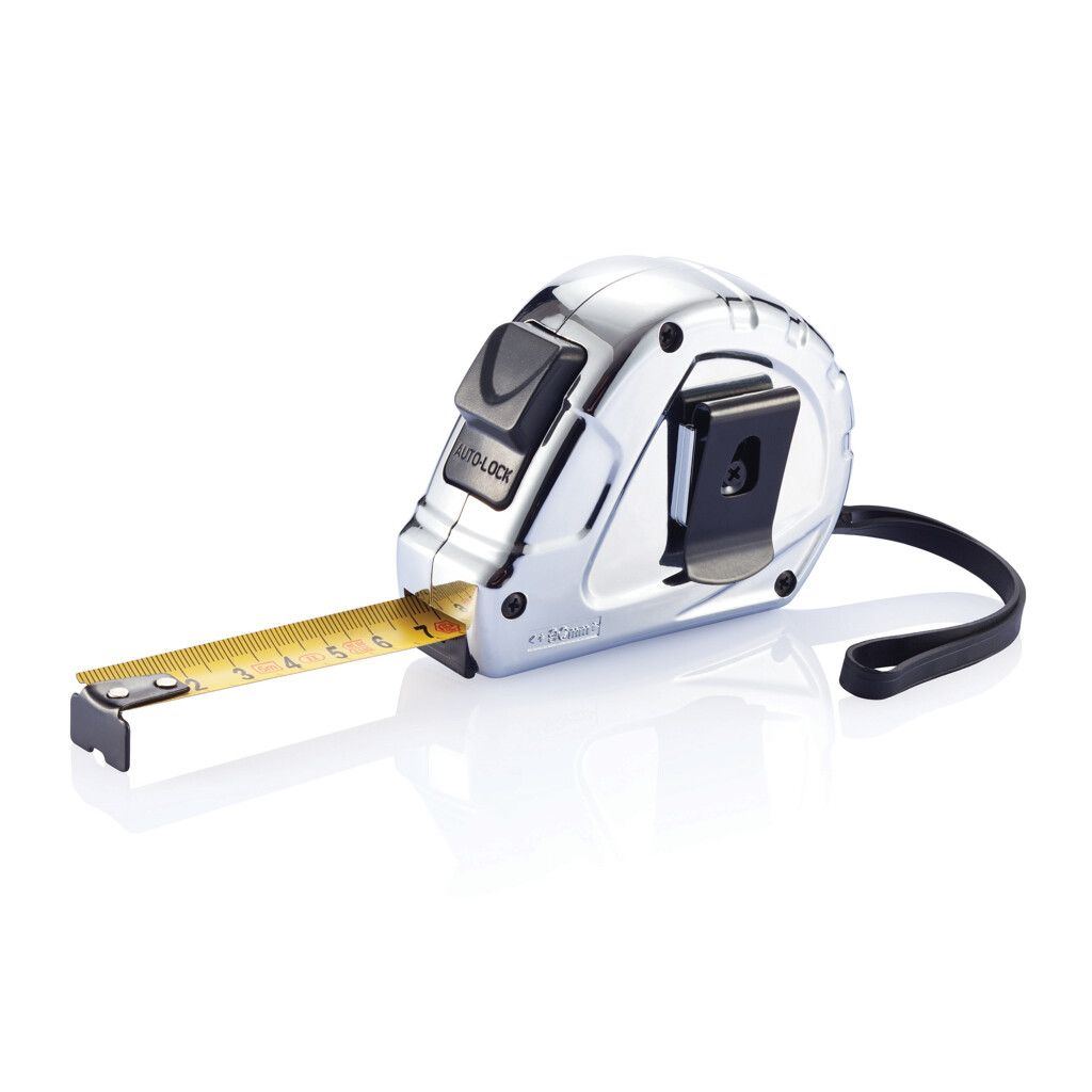 3m/16mm Auto-Stopp Maßband Ergonomic - silber-685