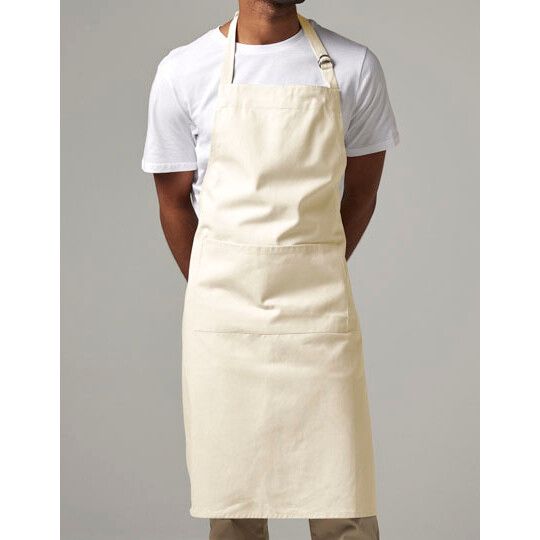 Fairtrade Cotton Adult Craft Apron - black-928
