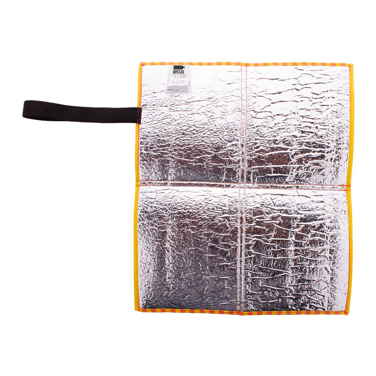 Fanseat Fold Individuelles RPET Sitzkissen - schwarz - weiß-222