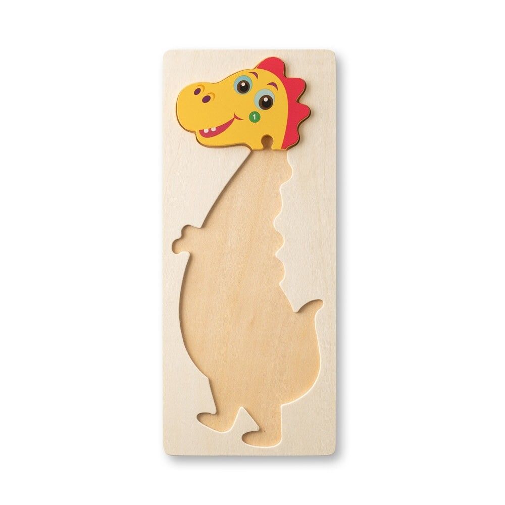DIPLODOCO Puzzle in Dinosaurierformat aus Kiefernsperrholz - naturhell-782
