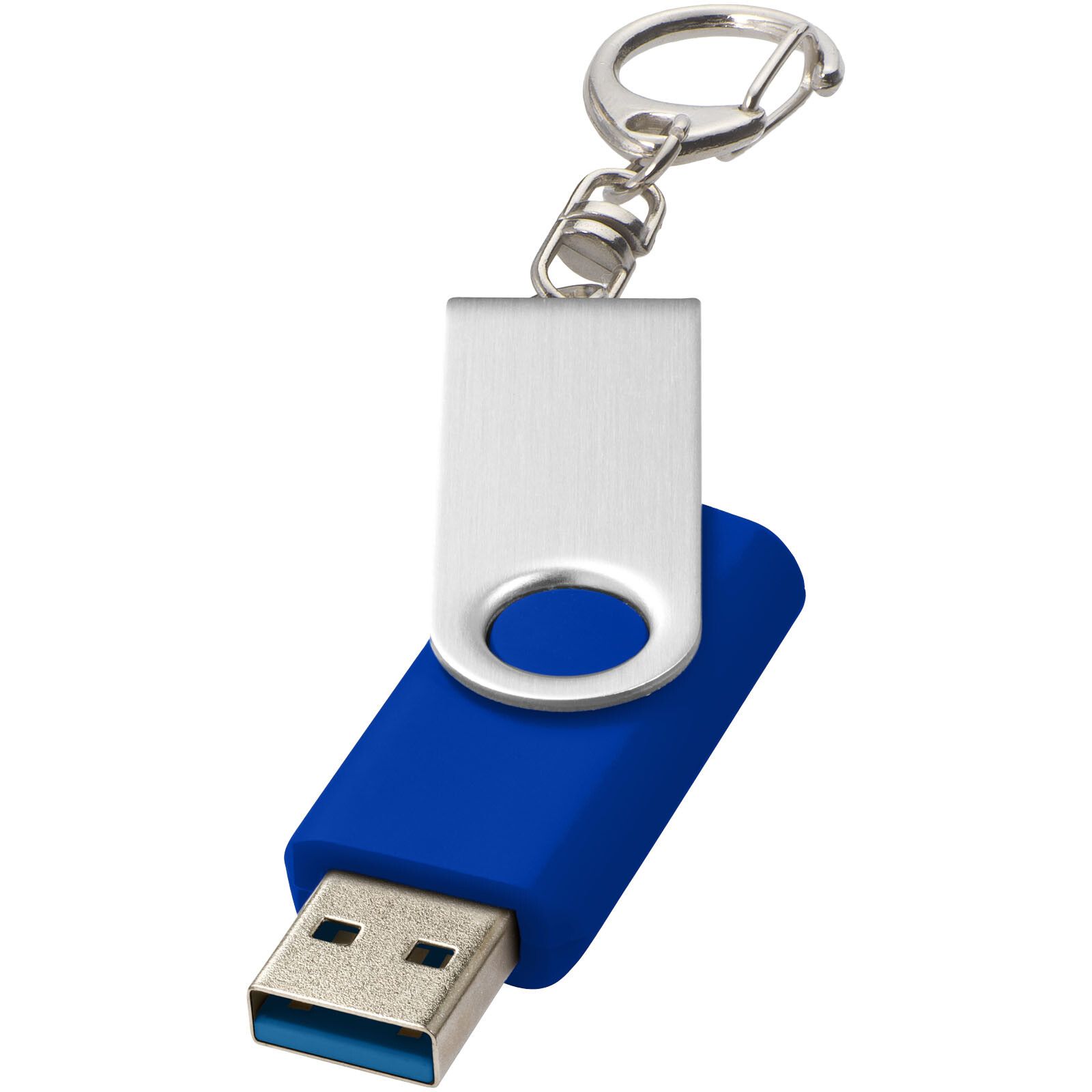 Twister USB-Stick 3.0 mit Schlüsselanhänger - royalblau - 128 GB-597