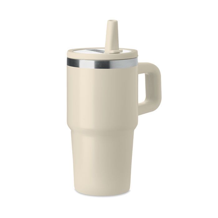 Doppelwandiger Trinkbecher 500ml ALAND - beige-172