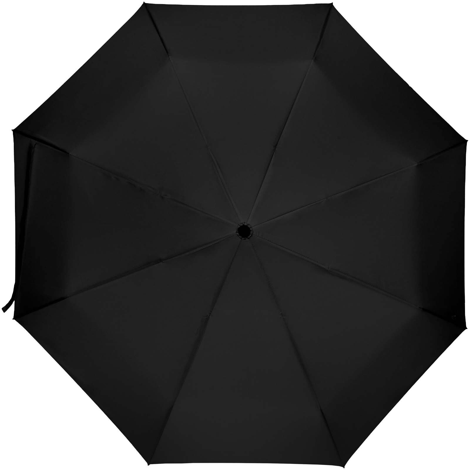 Dane 21" RPET Regenschirm - schwarz-383
