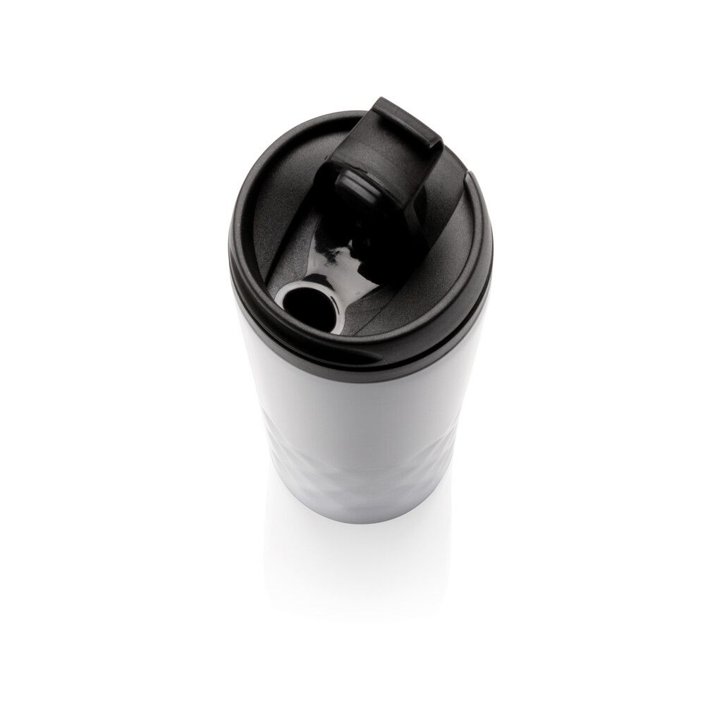 Geometrischer Becher - weiß-253