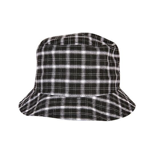 Check Bucket Hat - black-grey check-911