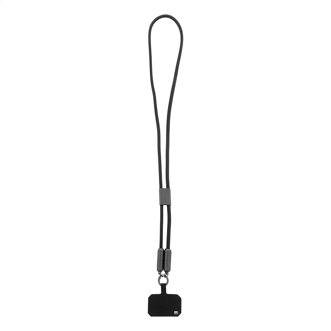 Fastly 60W Handy-Lanyard-Kabel RPET - schwarz-916