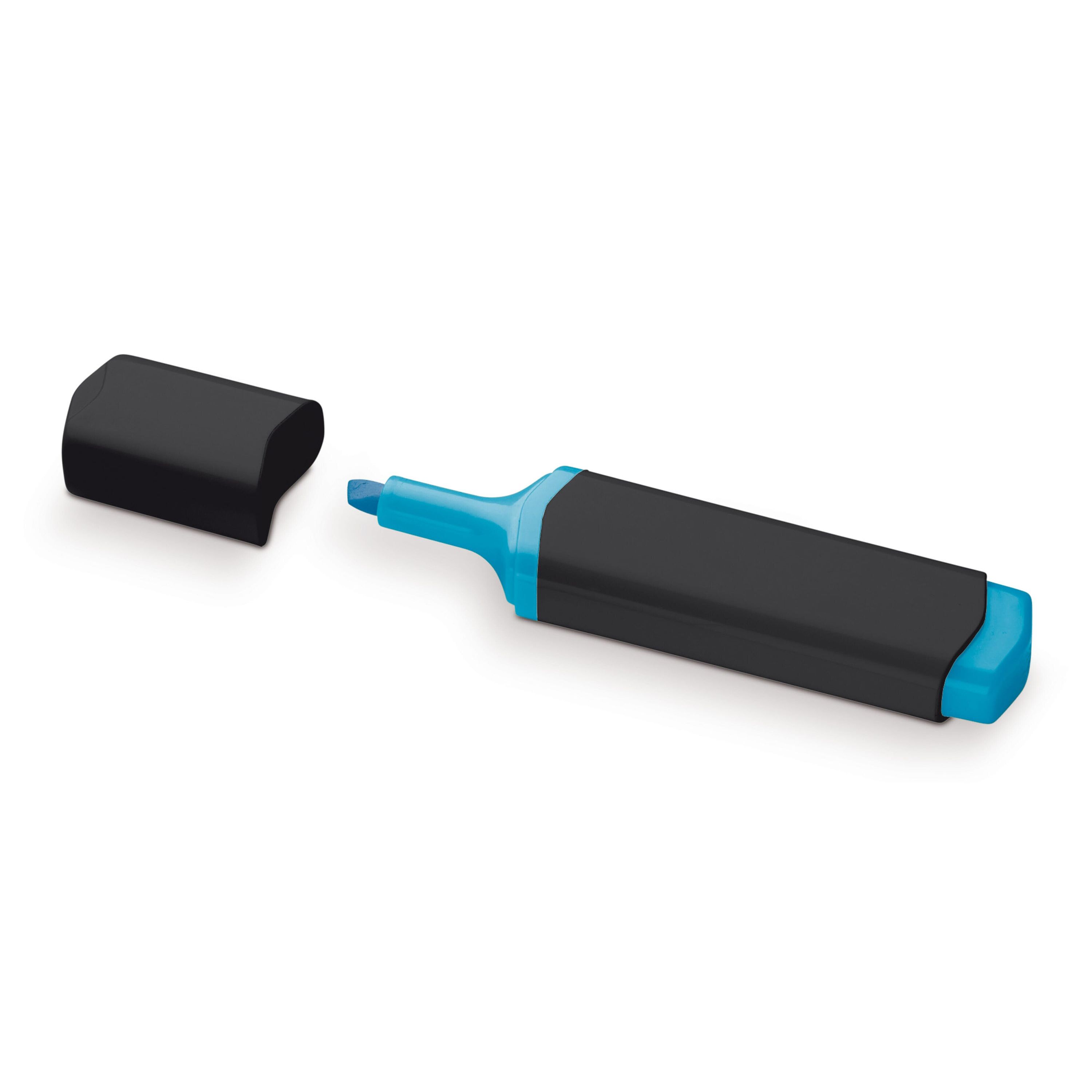 Textmarker - schwarz  -  blau-214