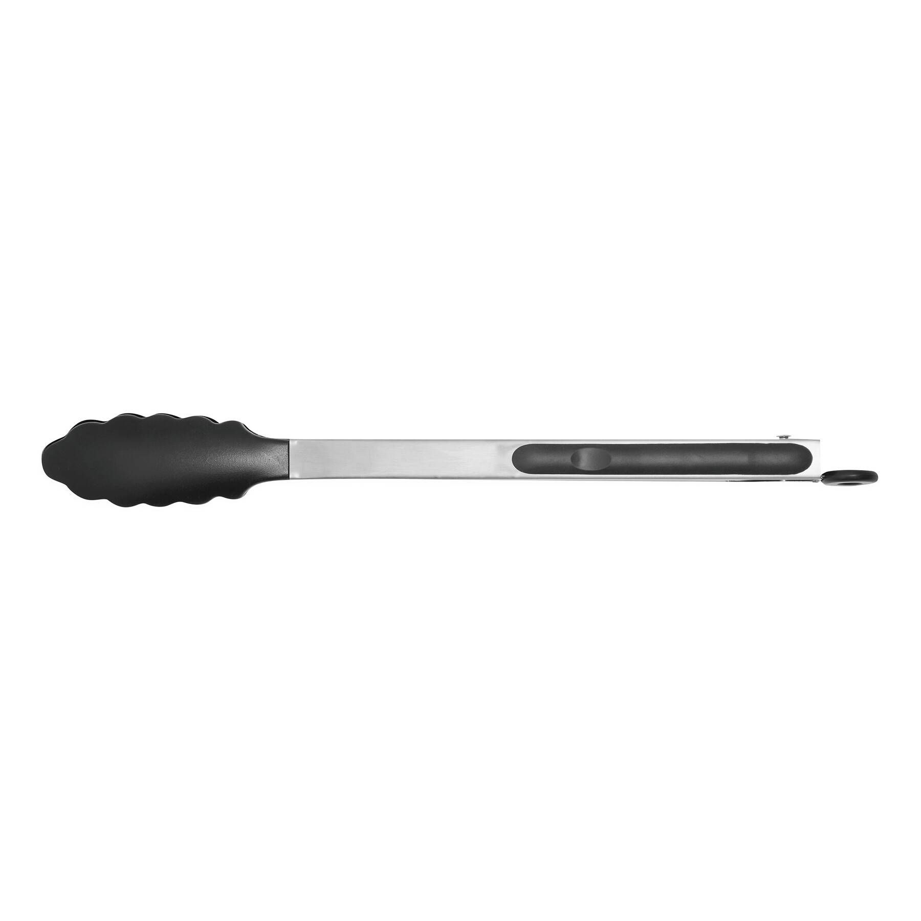 Edelstahl-Grillzange GRIP - schwarz - silber-913