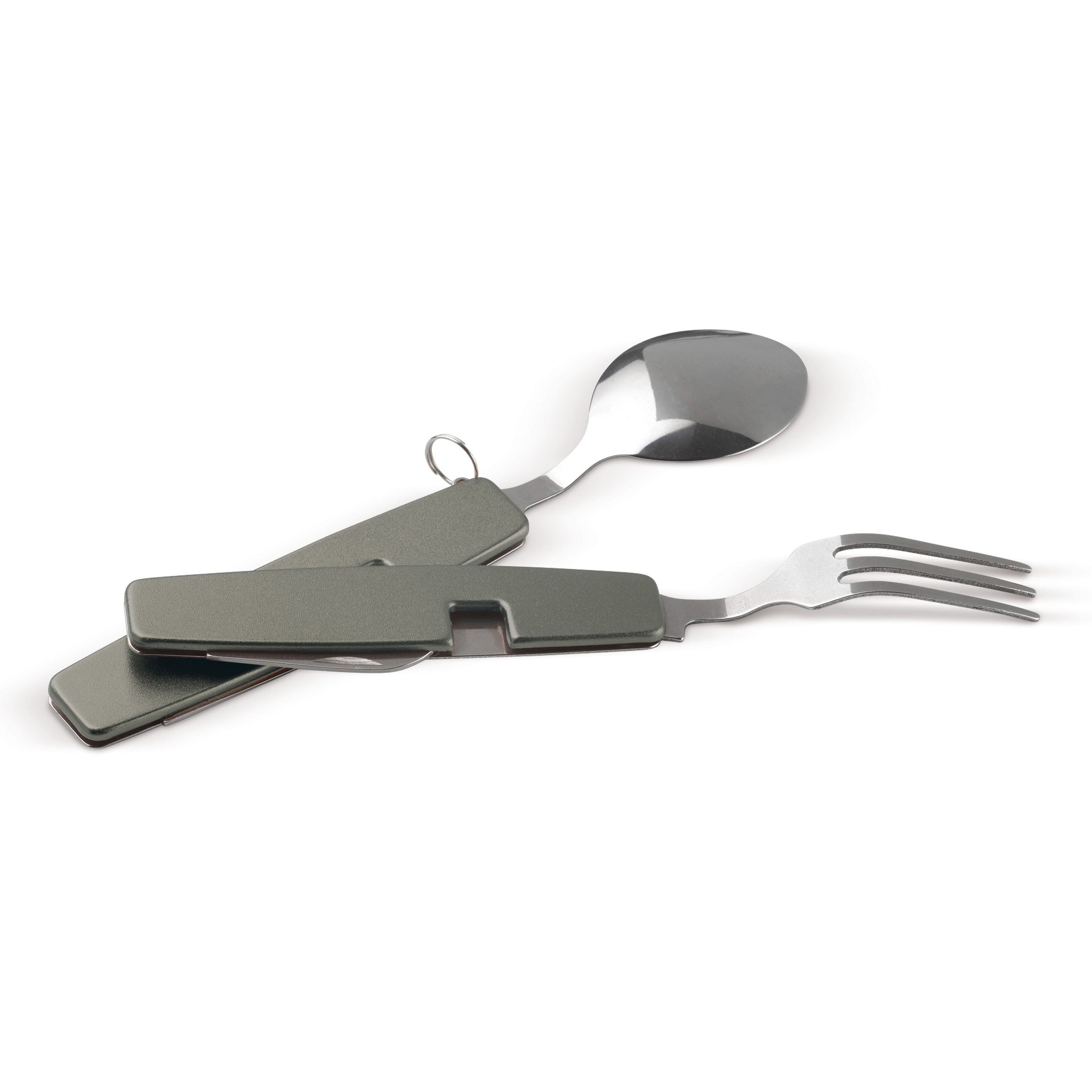 Zusammenklappbares Besteck im Multi-tool - gun metal - dark-496