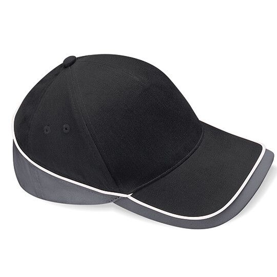 Teamwear Competition Cap - black - graphite grey - white-208