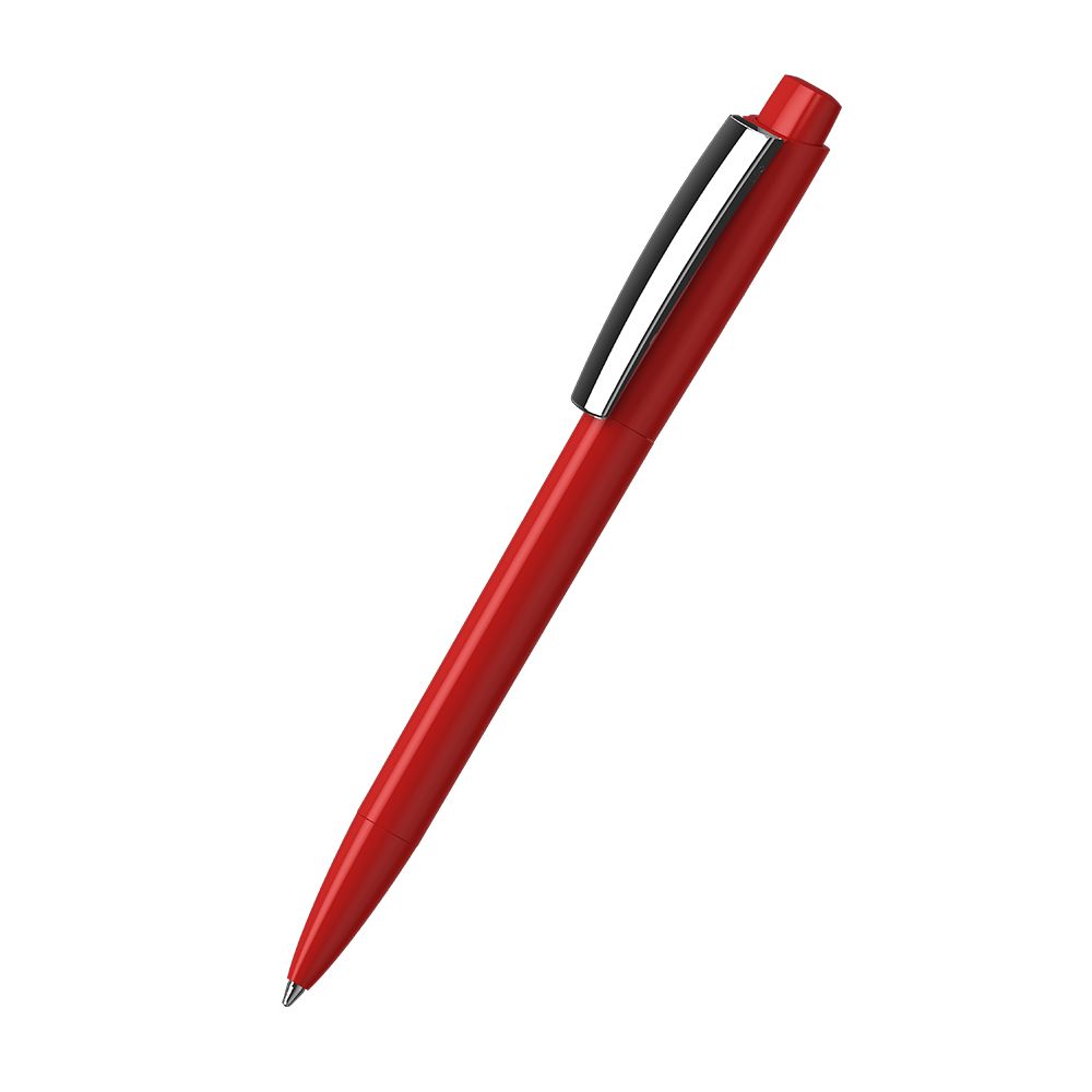 Druckkugelschreiber Zeno high gloss PMn - rot-248