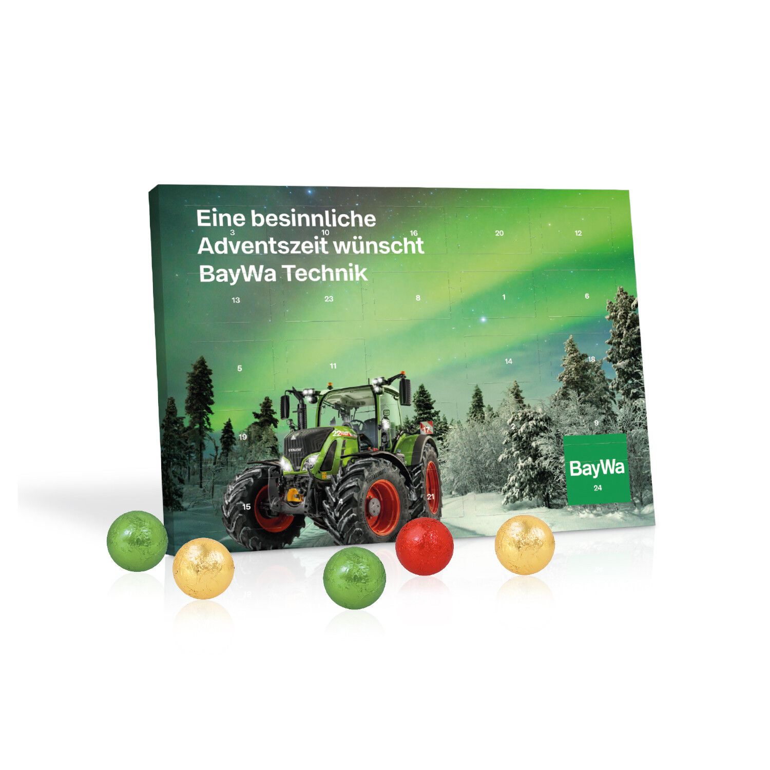 Tisch-Adventskalender mit Fairtrade Schokolade-790
