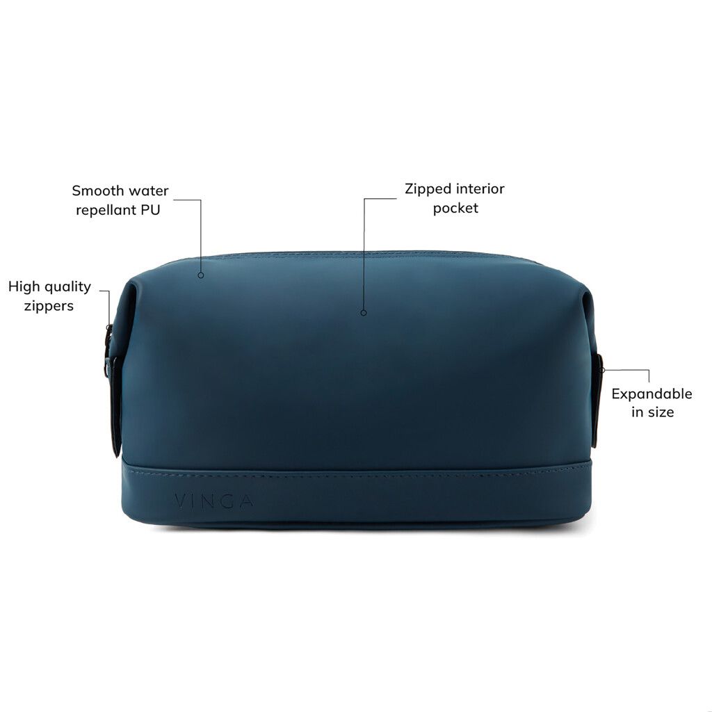 VINGA Baltimore Kosmetiktasche - navy blau-767