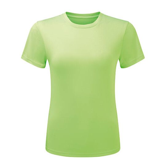 Women’s TriDri® Ion-Charge recycled textured tee - lightning green-960