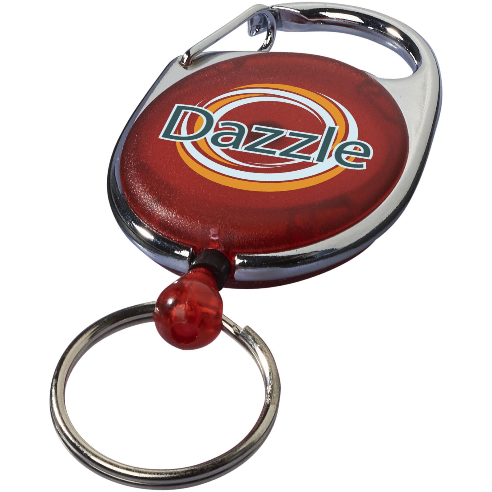 Gerlos Schlüsselkette mit Rollerclip - rot-843