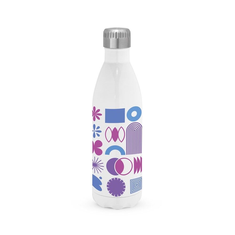 AMORTI XL Sportflasche aus Edelstahl für Sublimation 1'1 L - weiß-273